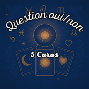 5 € réponse oui/non